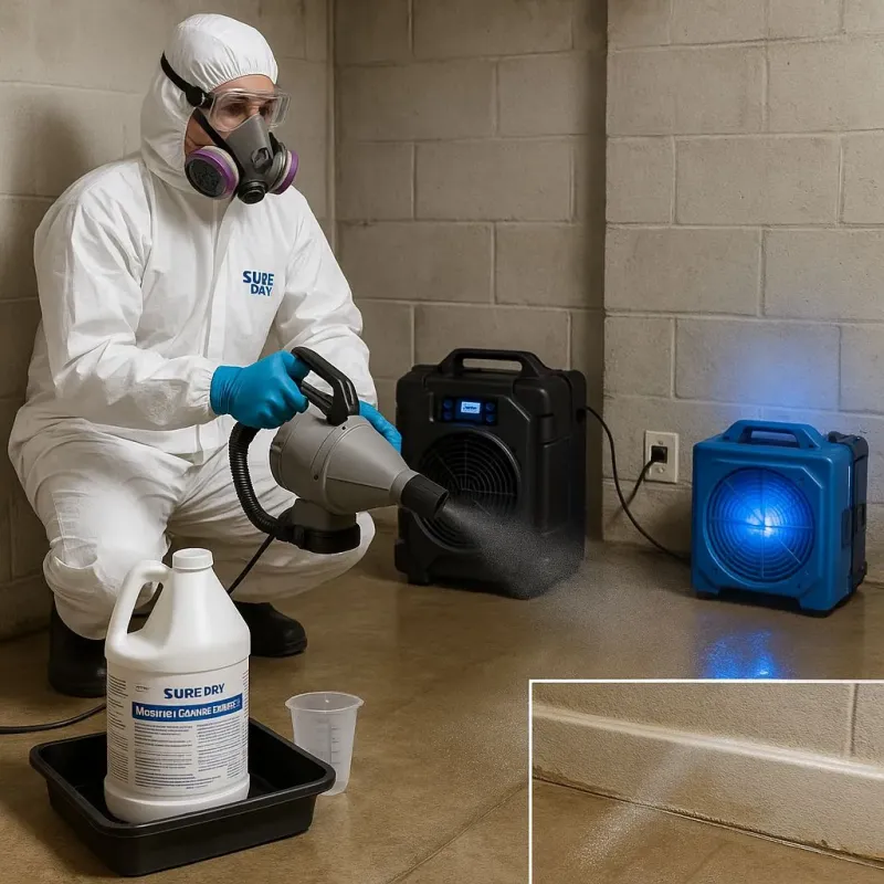 Sanitization and Odor Removal process in Prices Fork, VA
